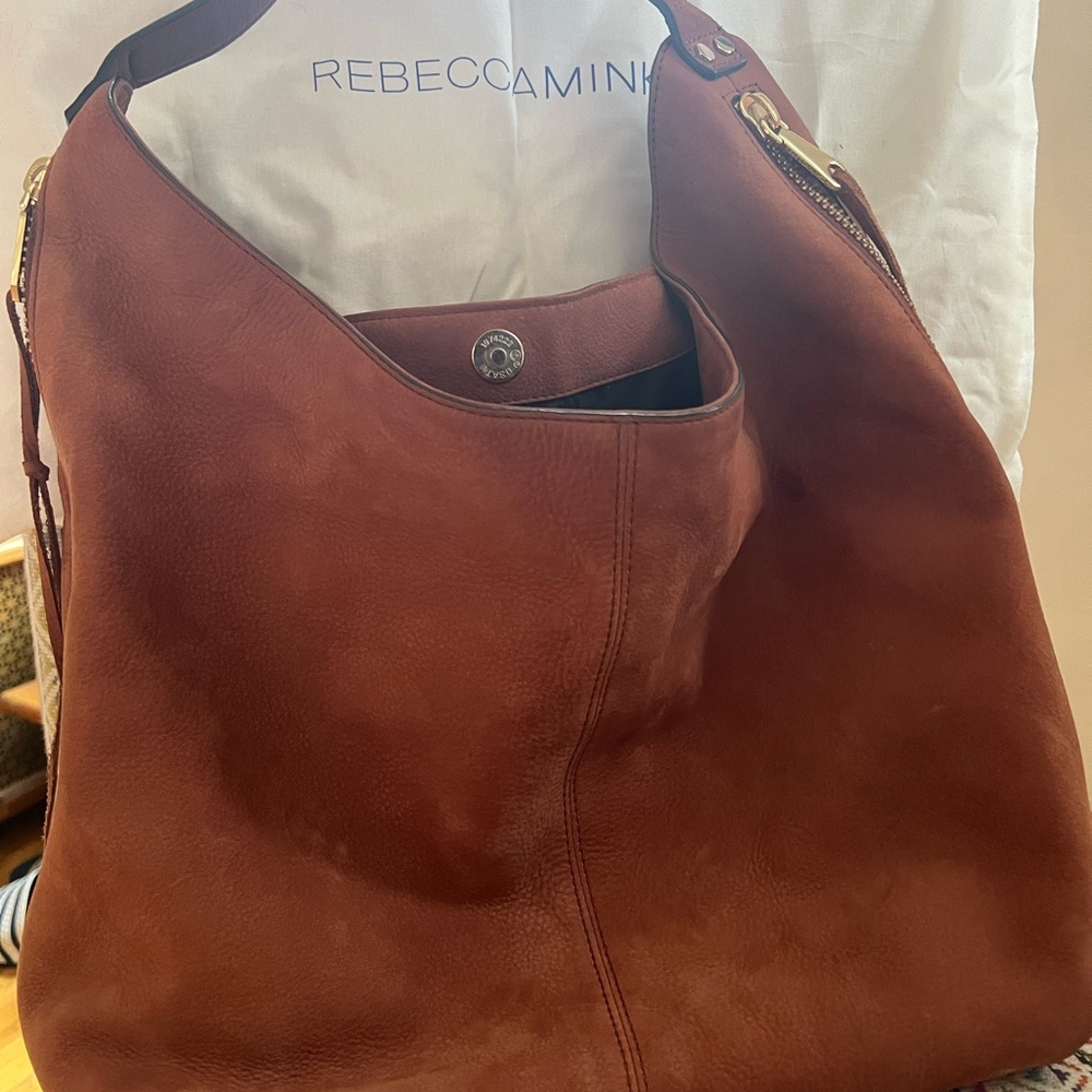 Rebecca Minkoff Brown Hobo Bag with Vintage Charm